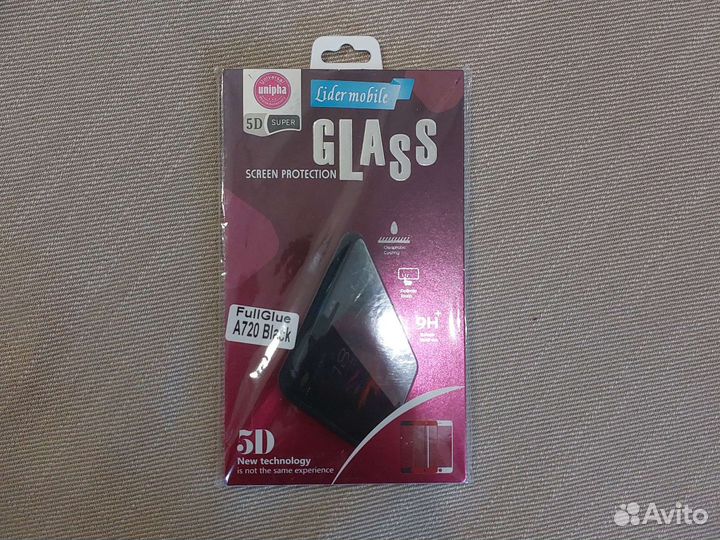 Защитное стекло samsung a720