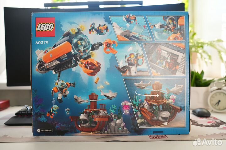 Новый Lego City Deep-Sea Explorer Submarine, 60379