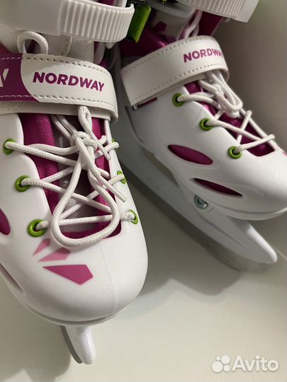 Коньки детские раздвижные nordway