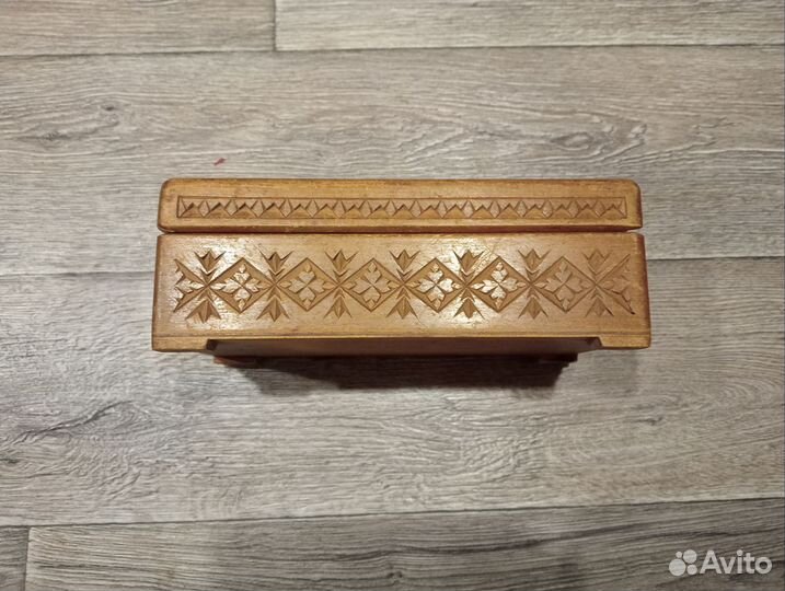 Шкатулка деревянная СССР