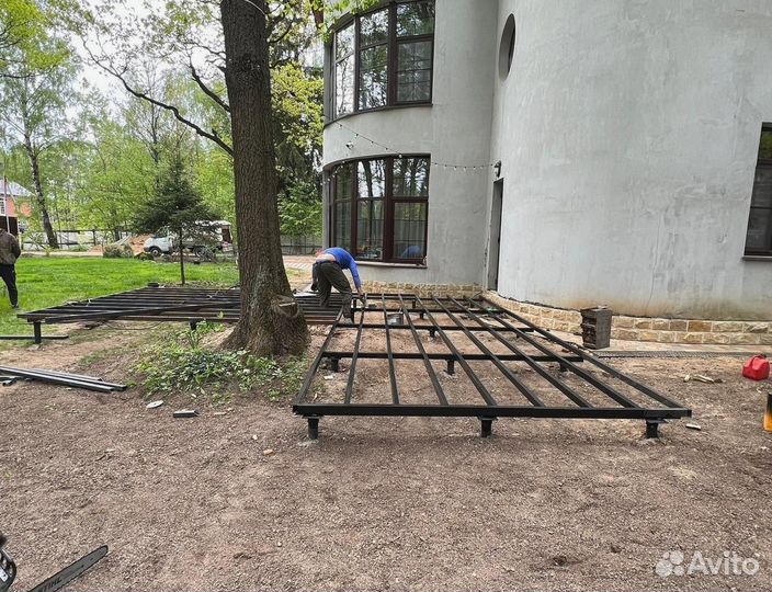Монтаж винтовых свай