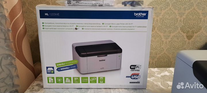 Принтер лазерный с wifi новый