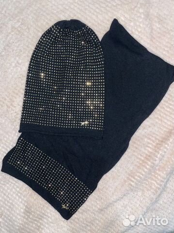 Шапка и шарф женский