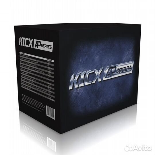 Сабвуфер активный Kicx AP301BPA 30см, 350/600Вт