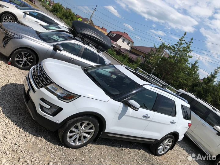 Багажник на крышу Ford Explorer модельный аэро