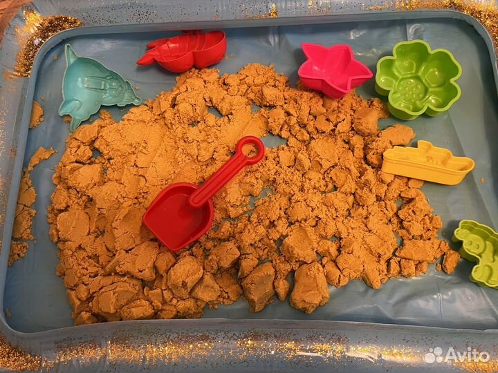 Кинетический песок с песочницей