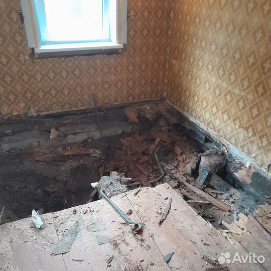 Ремонт деревянного пола и перекрытий за 1 день