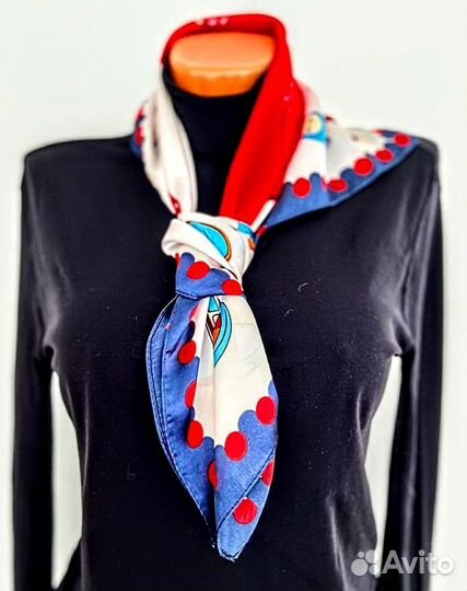 Платок винтажный шелковый. Италия