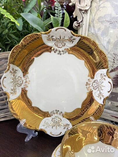 Роскошное чайное трио Oscar Schaller