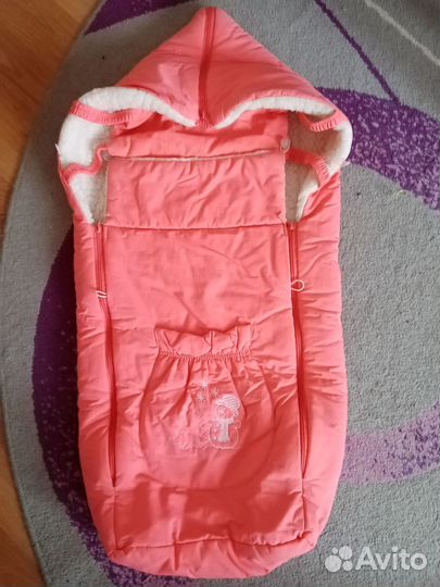 Зимний конверт в коляску