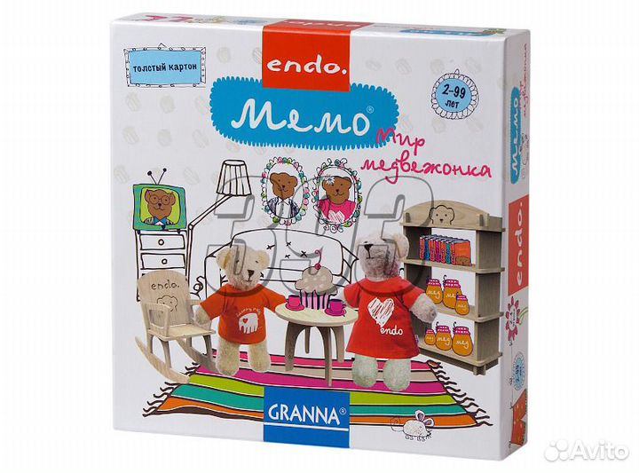 Настольная игра Мемо эндо (35327)