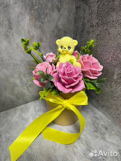 Букет цветов из мыла