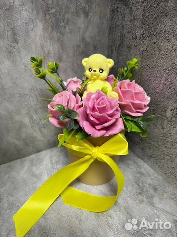 Букет цветов из мыла