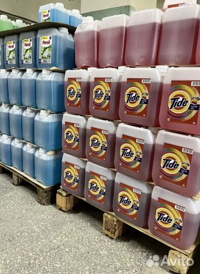 Гели для стирки, кондиционеры 5 л Оптом