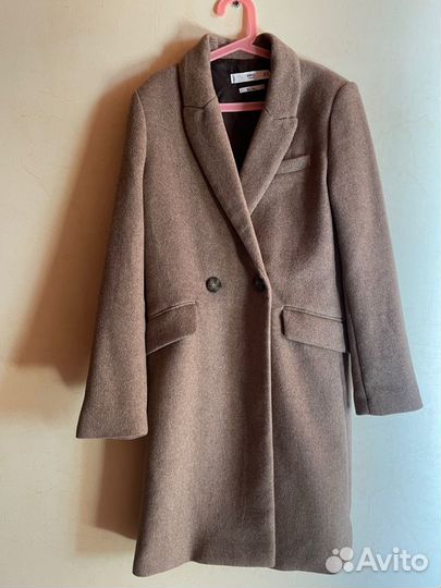 Новое пальто mango шерсть
