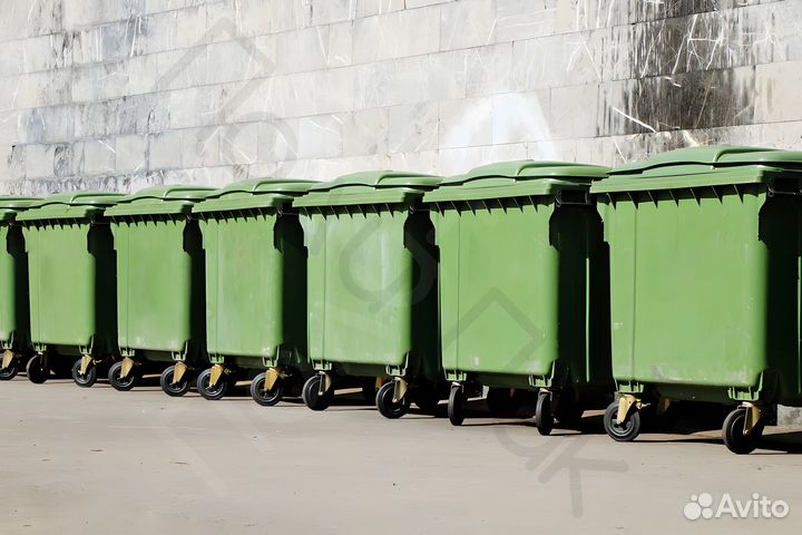 Бак пластиковый мусорный 770л R3477