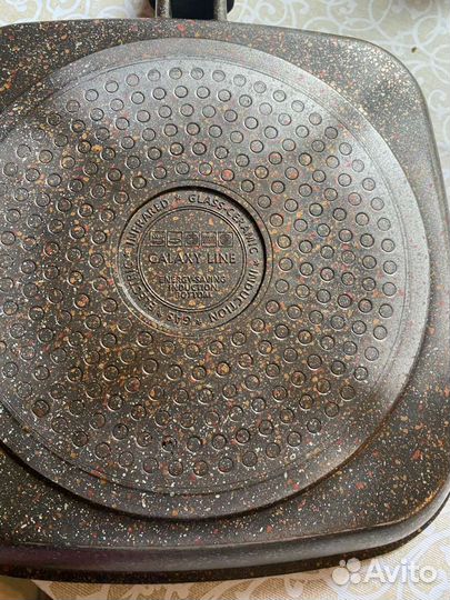 Чугунная сковорода гриль