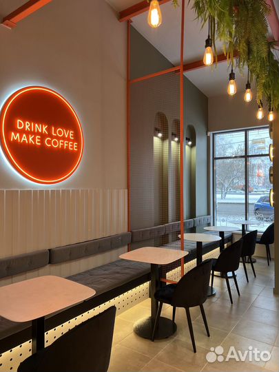 Кофейня по франшизе. Стильный павильон Доход 160тр