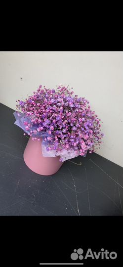 Цветы Композиции из гипсофилы