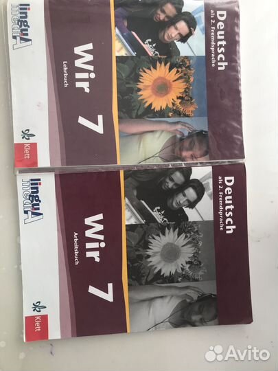 Комплект учебник+тетрадь по немецкому Wir 7