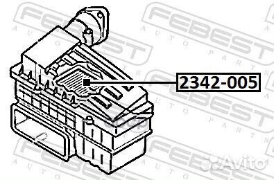 Фильтр воздушный 2342-005 2342-005 Febest