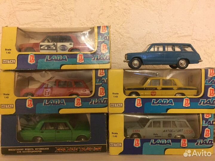Модели автомобилей 1:43 СССР до 1990 года