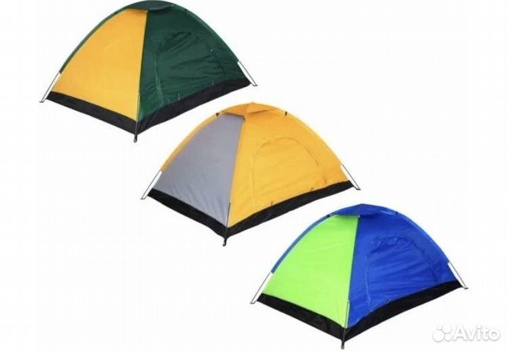 Палатка туристическая, 2 х местная новая