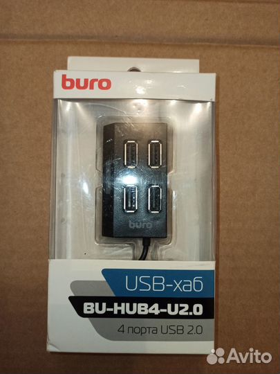 Разветвитель для компьютера buro BU-HUB4-U2.0
