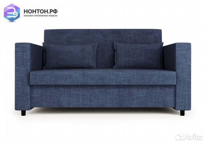 Диван еврокнижка Алекс 1 синий