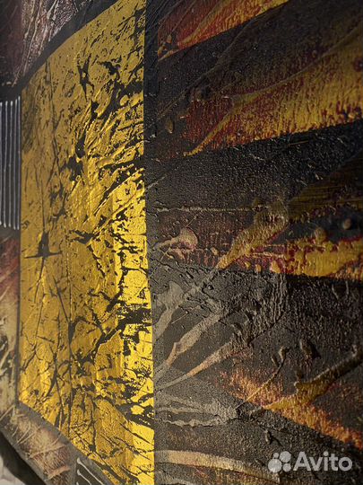 Картина абстракция ручная работа