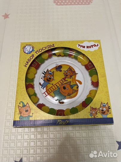 Набор посуды 3 кота