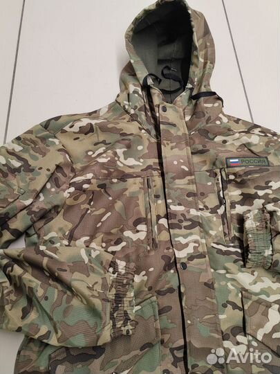 Военная форма костюм на флисе мультикам 60-72р
