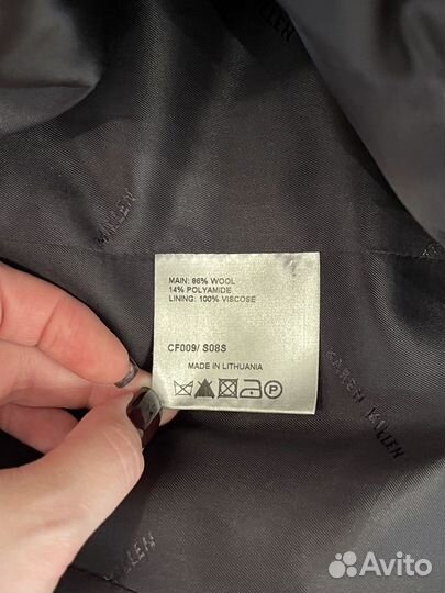 Karen Millen пальто черное