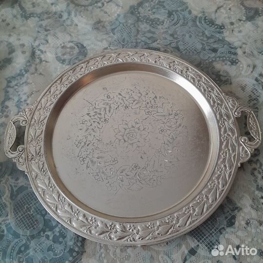 Поднос алюминиевый 24 см