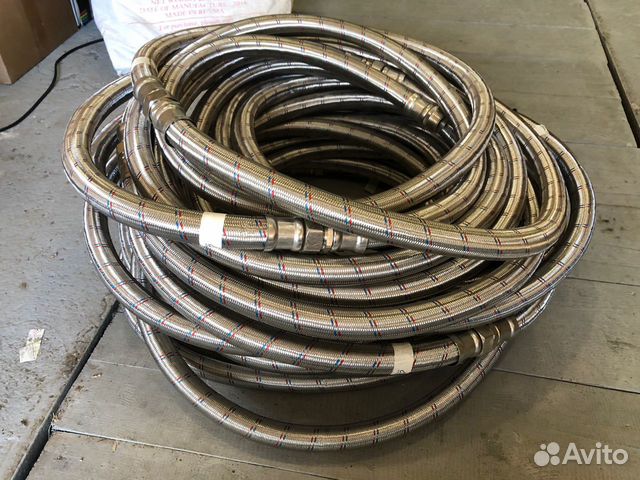 Шланг-гибкая подводка для воды на 1/2 и 1