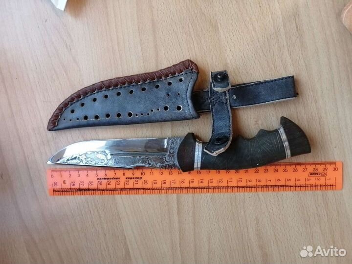 Охотничий нож ручной работы