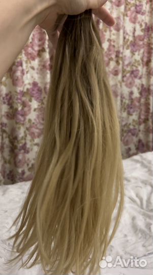 Волосы для наращивания блонд