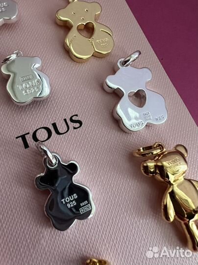 Подвески мишки Tous