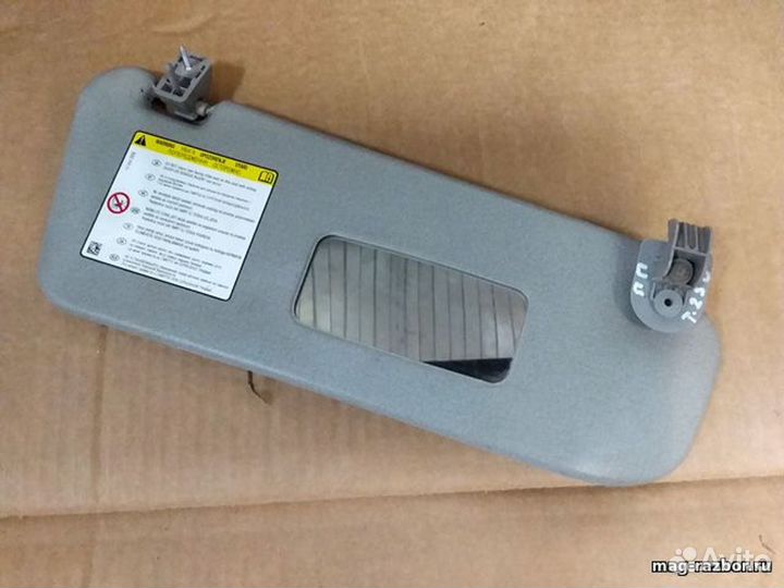 Козырек солнцезащитный правый Chevrolet Aveo, I