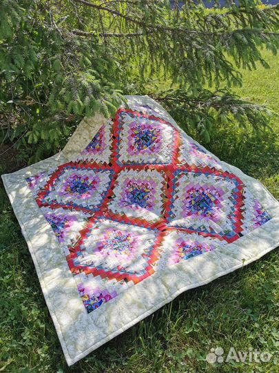Лоскутное одеяло ручной работы детское