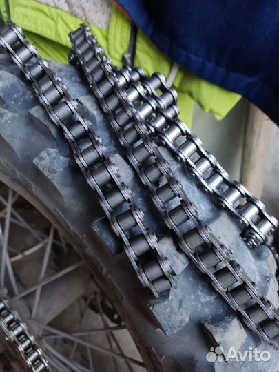 Питбайк,мотард,кросач,эндуро Цепь 428; приводная