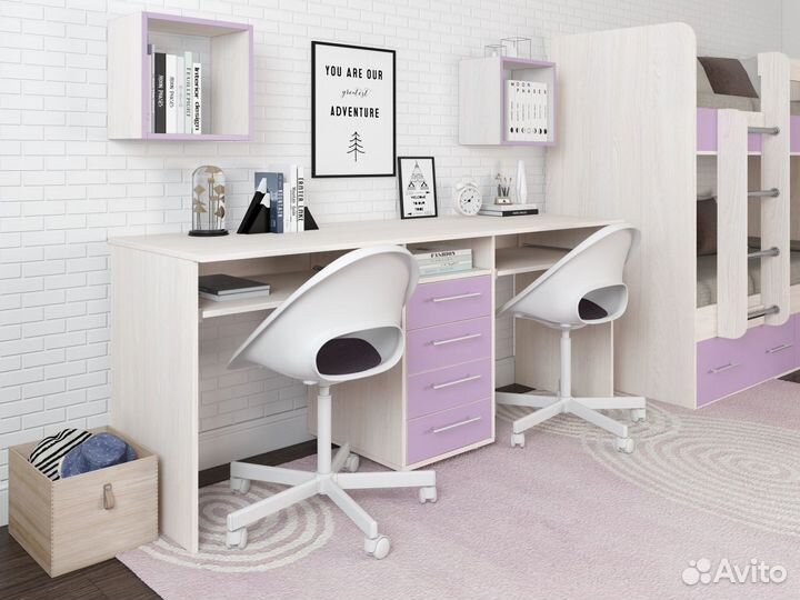 Двойной письменный стол Лаворо