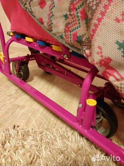 Санки коляска ника