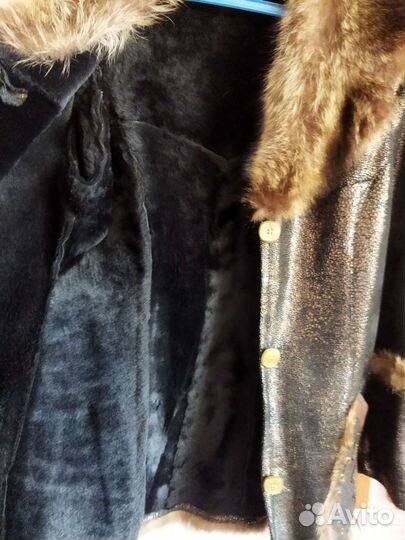Дубленка натуральная женская 46 48