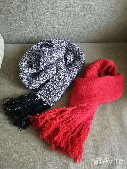 Шарф длинный, шапка, снуд