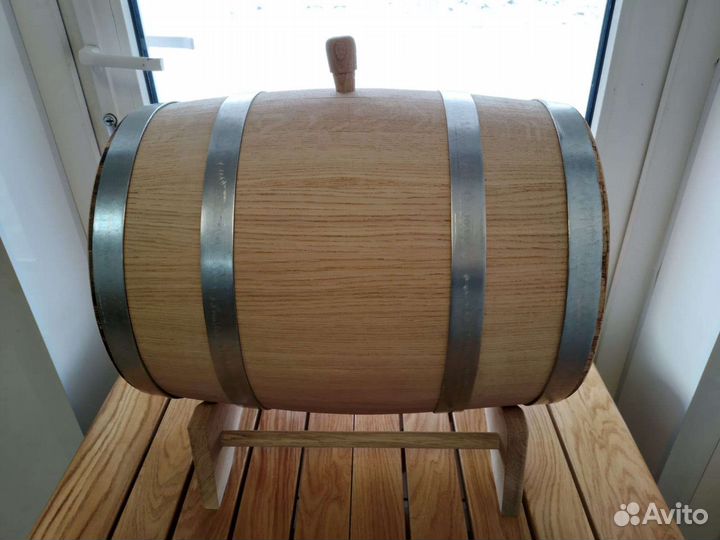 Бочка дубовая 25л с обжигом