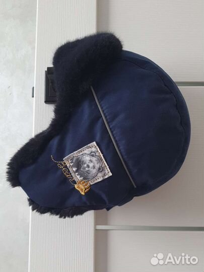 Шапка ушанка зимняя детская