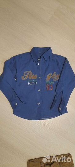 Костюм на мальчика (брюки и рубашка)