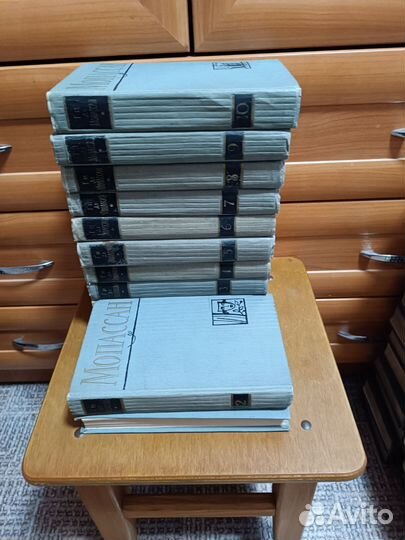 Мопассан в 12 томах 1958 год антиквариат