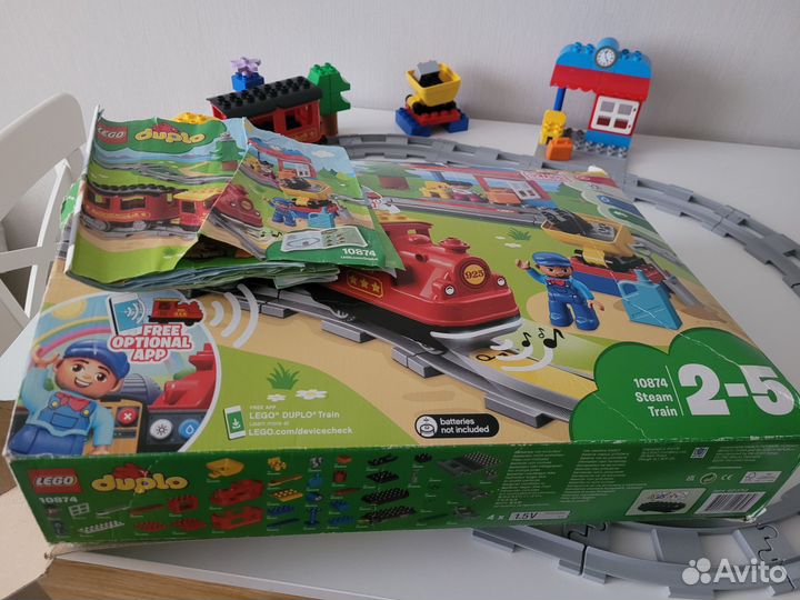 Lego duplo поезд 10874 полный набор с коробкой
